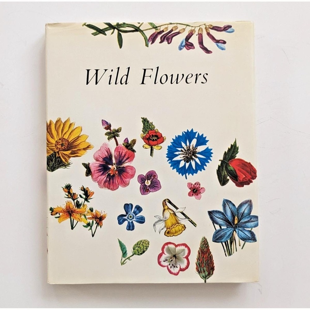 Wild Flowers Matthias Hermann Redoute Vintage 1973 Botanical Art Hardcover Book